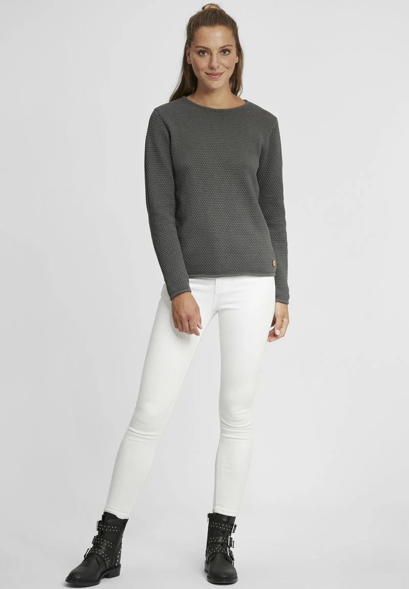 Oxmo OXHELEN - Jersey De Punto - Pewter, Mujer 2 Oxmo OXHELEN - Jersey De Punto - Pewter, Mujer - Imagen 2