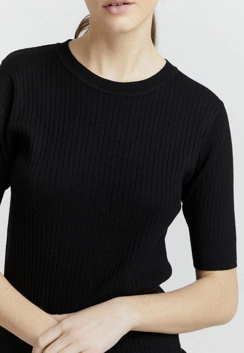 Oxmo RIONA - Camiseta Básica - Black , Mujer 5 Oxmo RIONA - Camiseta Básica - Black , Mujer - Imagen 5