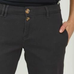 Oxmo OXPILAR - Pantalones Chinos - Ebony, Mujer -Oxmo tienda en línea 5e2a4380559a491da32a3f08cecbfe5e