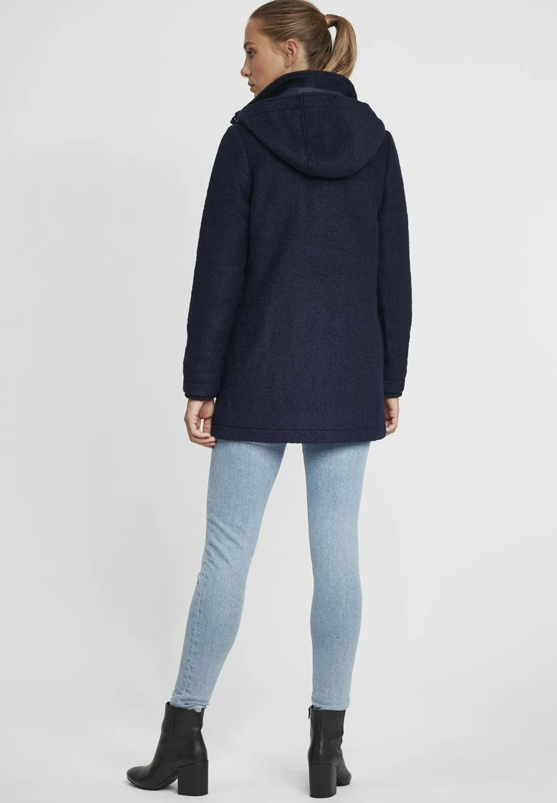 Oxmo OXRIEKE - Abrigo Corto - Insignia Blue Melange, Mujer 3 Oxmo OXRIEKE - Abrigo Corto - Insignia Blue Melange, Mujer - Imagen 3