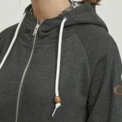 Oxmo OXULLA - Sudadera Con Cremallera - Dark Grey Melange , Mujer 9 Oxmo OXULLA - Sudadera Con Cremallera - Dark Grey Melange , Mujer -Oxmo tienda en línea 5ebca21839c043238d7e3309e70c5bac