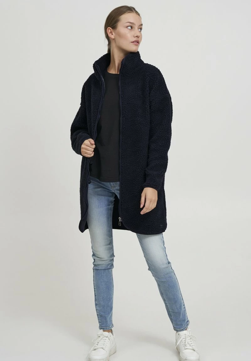 Oxmo OXTOVA - Abrigo De Invierno - Dark Blue , Mujer 2 Oxmo OXTOVA - Abrigo De Invierno - Dark Blue , Mujer - Imagen 2