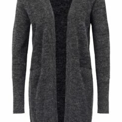 Oxmo OXNELI - Chaqueta De Punto - Charcoal, Mujer -Oxmo tienda en línea 5f93a016b29c48bf95f5b93dcbf34f97