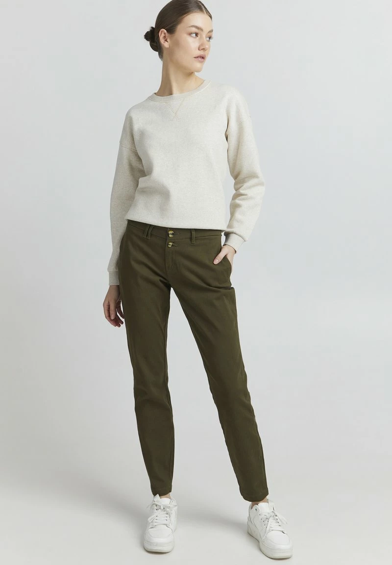Oxmo PILAR - Pantalones Chinos - Grape Leaf , Mujer 2 Oxmo PILAR - Pantalones Chinos - Grape Leaf , Mujer - Imagen 2