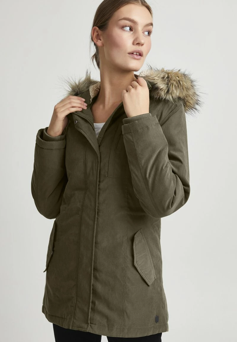Oxmo OXLOKA - Abrigo De Invierno - Ivy Green , Mujer 1 Oxmo OXLOKA - Abrigo De Invierno - Ivy Green , Mujer