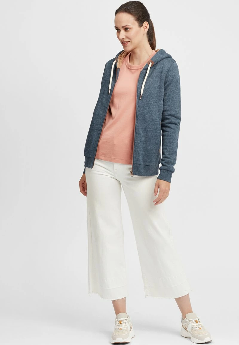 Oxmo OXVICKY - Sudadera Con Cremallera - Ins Bl Mel , Mujer 2 Oxmo OXVICKY - Sudadera Con Cremallera - Ins Bl Mel , Mujer - Imagen 2