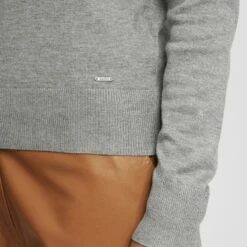 Oxmo OXWINA - Jersey De Punto - Medium Grey Melange, Mujer -Oxmo tienda en línea 60c4c230357e4910a1434c5e317e44de