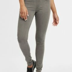 Oxmo OXGESINE - Vaqueros Pitillo - Pewter , Mujer