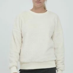 Oxmo OXANNICA - Jersey De Punto - Cloud Dancer , Mujer