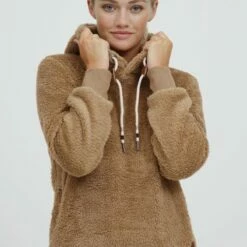 Oxmo OXANNIKEN - Jersey Con Capucha - Kelp , Mujer