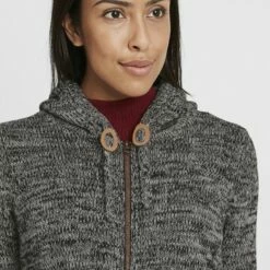 Oxmo OXPHILADELPHIA - Chaqueta De Punto - Black , Mujer -Oxmo tienda en línea 648da732462c4c37a940bfb3b8b160af