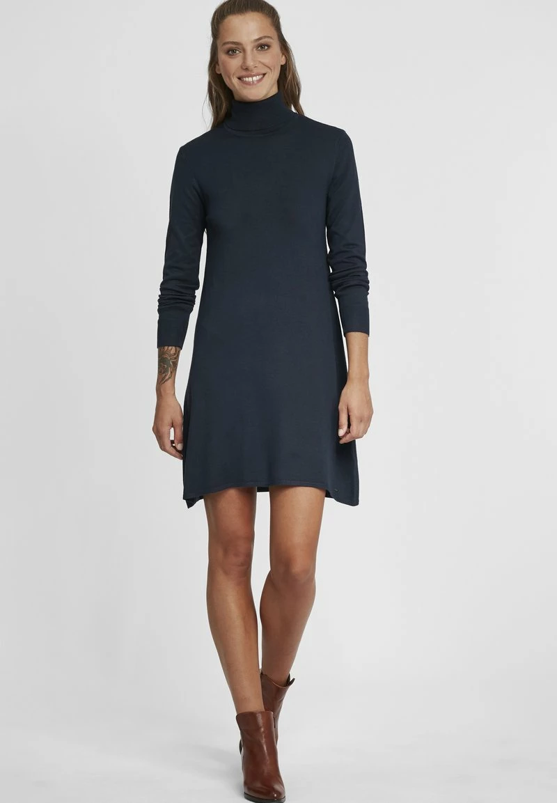 Oxmo OXWINALA - Vestido De Punto - Total Eclipse, Mujer 2 Oxmo OXWINALA - Vestido De Punto - Total Eclipse, Mujer - Imagen 2