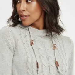 Oxmo OXCABLE - Jersey Con Capucha - Mid Grey , Mujer 9 Oxmo OXCABLE - Jersey Con Capucha - Mid Grey , Mujer -Oxmo tienda en línea 68cb1f23cdc64bf29b3eece8fe576592