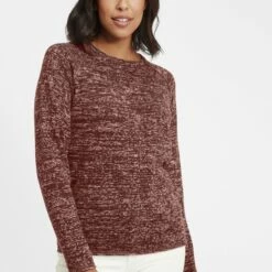 Oxmo OXDANIELA - Jersey De Punto - Andorra Red , Mujer