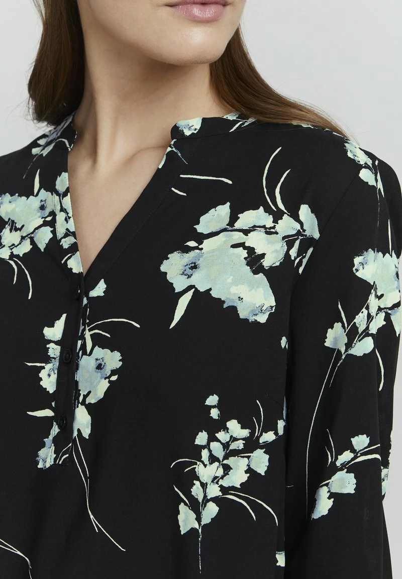 Oxmo ELVY - Blusa - Black Mix, Mujer 4 Oxmo ELVY - Blusa - Black Mix, Mujer - Imagen 4