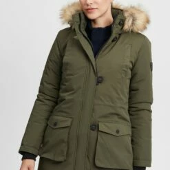 Oxmo OXACTA - Abrigo De Invierno - Deep Depths , Mujer