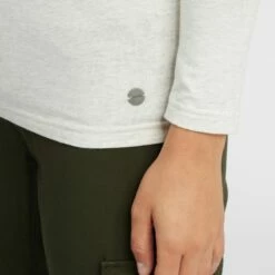 Oxmo OXROSA - Camiseta De Manga Larga - Oyster Grey Melange, Mujer -Oxmo tienda en línea 6d172a397f154cbe83c1485edb0d349c