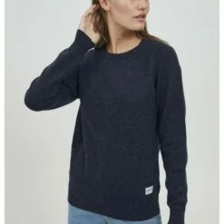 Oxmo OXMARIA - Jersey De Punto - Blue , Mujer