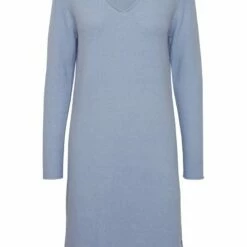 Oxmo OXIDA - Vestido De Punto - Brunnera Blue Melange , Mujer -Oxmo tienda en línea 738076b77ed04229912d98df6b135426