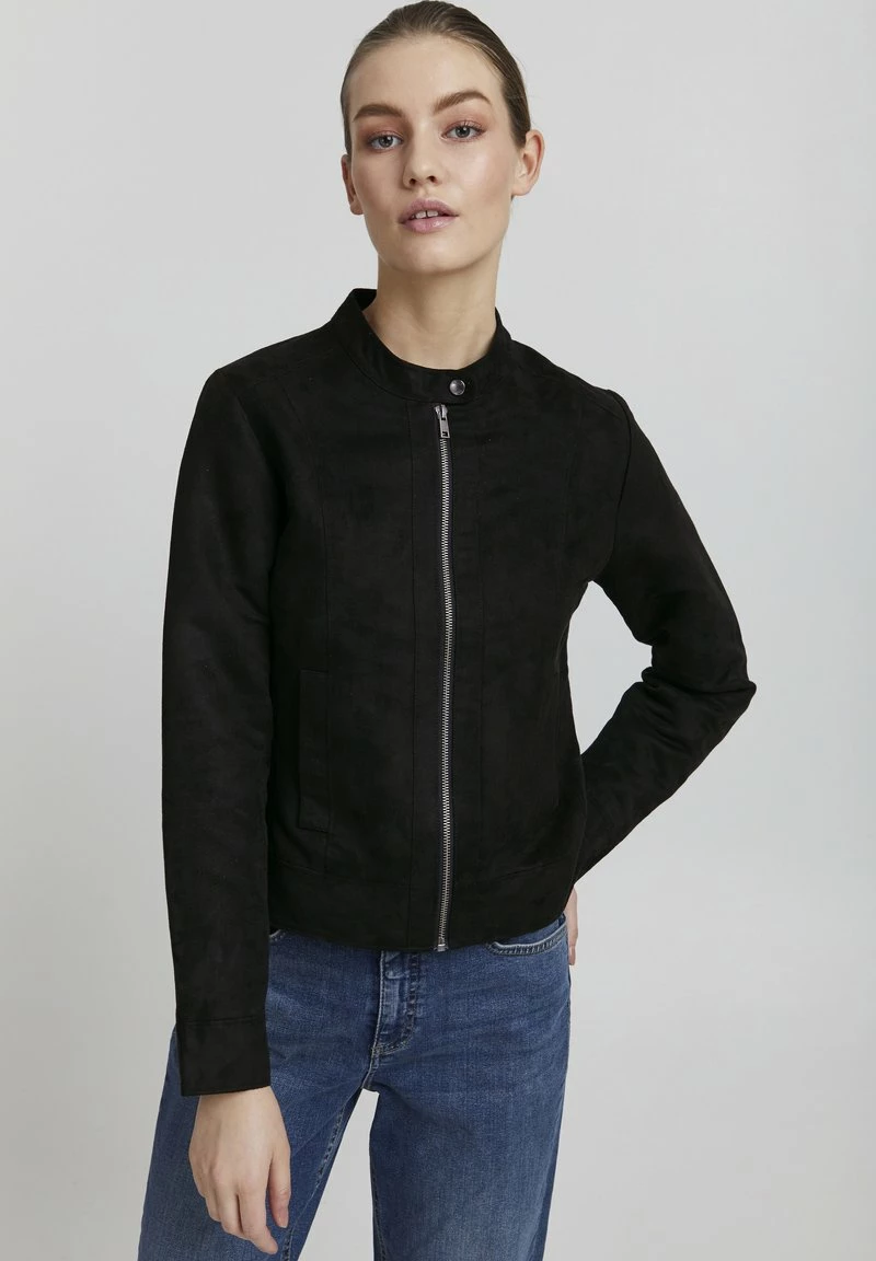 Oxmo PEGGY - Chaqueta De Cuero Sintético - Black , Mujer 1 Oxmo PEGGY - Chaqueta De Cuero Sintético - Black , Mujer