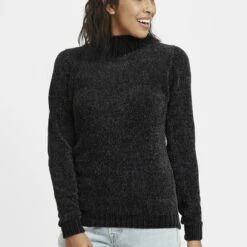 Oxmo OXESTELLA - Jersey De Punto - Black , Mujer