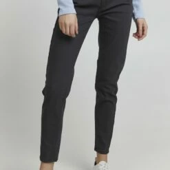 Oxmo OXPEETJE - Pantalones - Black , Mujer