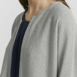 Oxmo KIKE - Chaqueta De Punto - Aqua Gray , Mujer -Oxmo tienda en línea 75ce702112834aa9ae98f1376753cf91