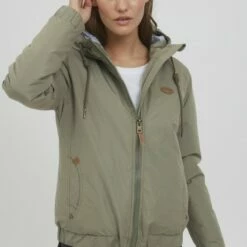 Oxmo OXTANJA - Chaqueta De Entrenamiento - Dusty Olive , Mujer