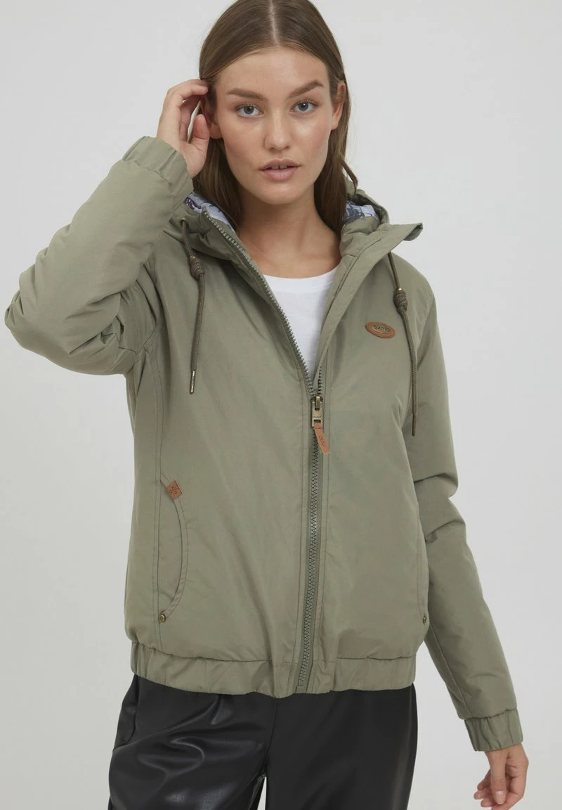Oxmo OXTANJA - Chaqueta De Entrenamiento - Dusty Olive , Mujer 1 Oxmo OXTANJA - Chaqueta De Entrenamiento - Dusty Olive , Mujer