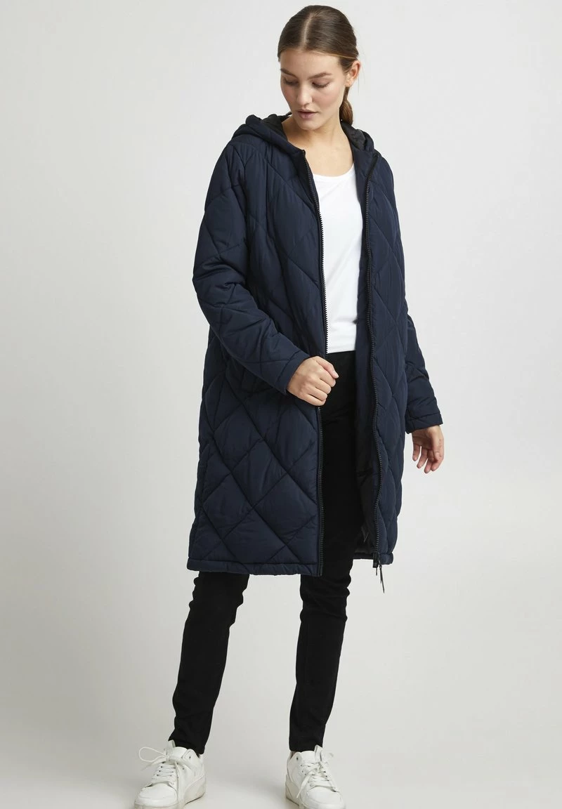 Oxmo OXSTANCA - Abrigo De Invierno - Dark Blue , Mujer 2 Oxmo OXSTANCA - Abrigo De Invierno - Dark Blue , Mujer - Imagen 2