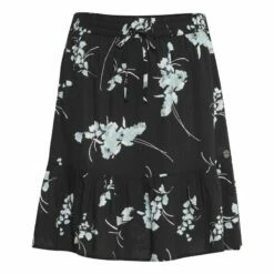 Oxmo OXEIRA - Falda Acampanada - Black Mix , Mujer -Oxmo tienda en línea 774b189190974d95a5214223dcb09681