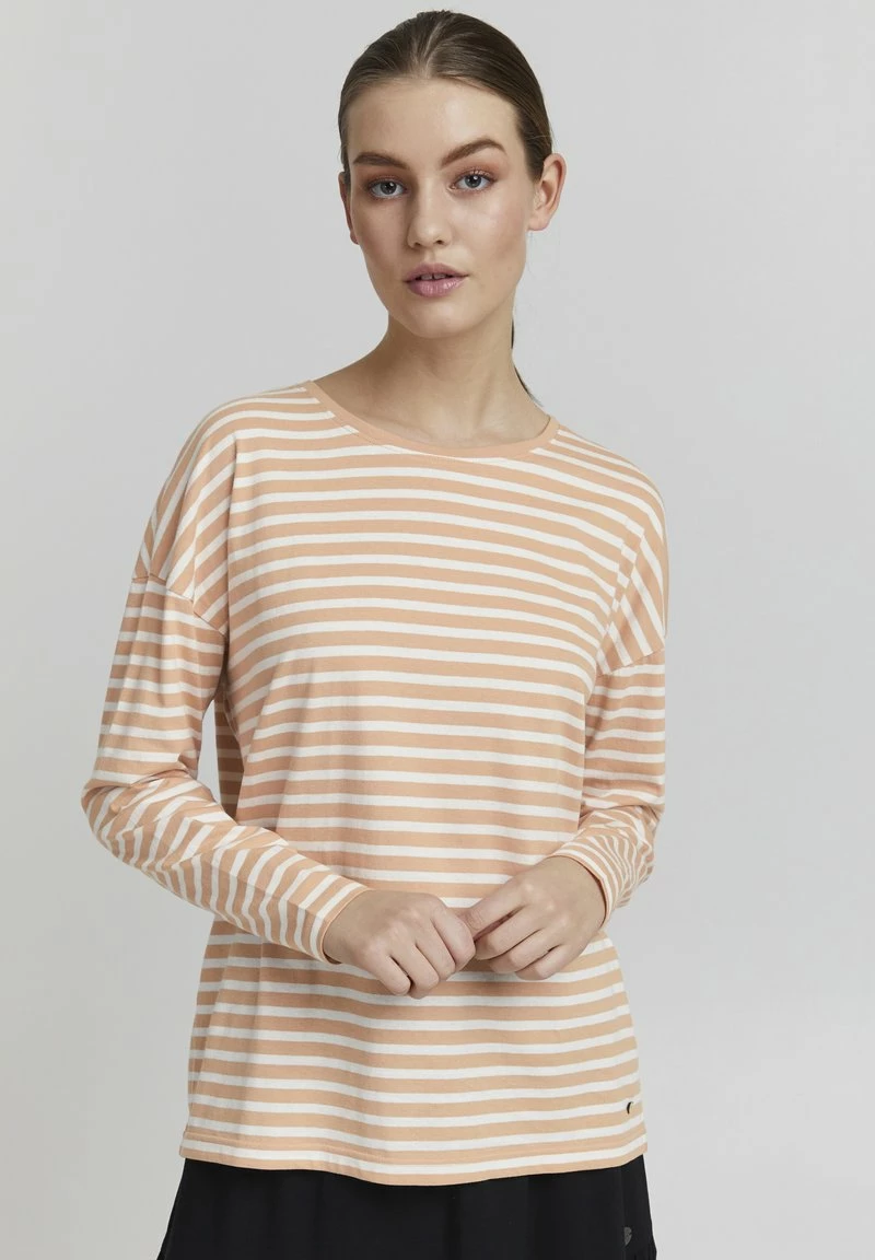 Oxmo Camiseta De Manga Larga - Mahogany Rose , Mujer 1 Oxmo Camiseta De Manga Larga - Mahogany Rose , Mujer