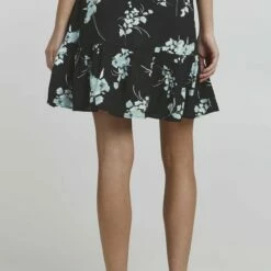 Oxmo OXEIRA - Falda Acampanada - Black Mix , Mujer -Oxmo tienda en línea 78be3c22580845748f685dc4033baeb2