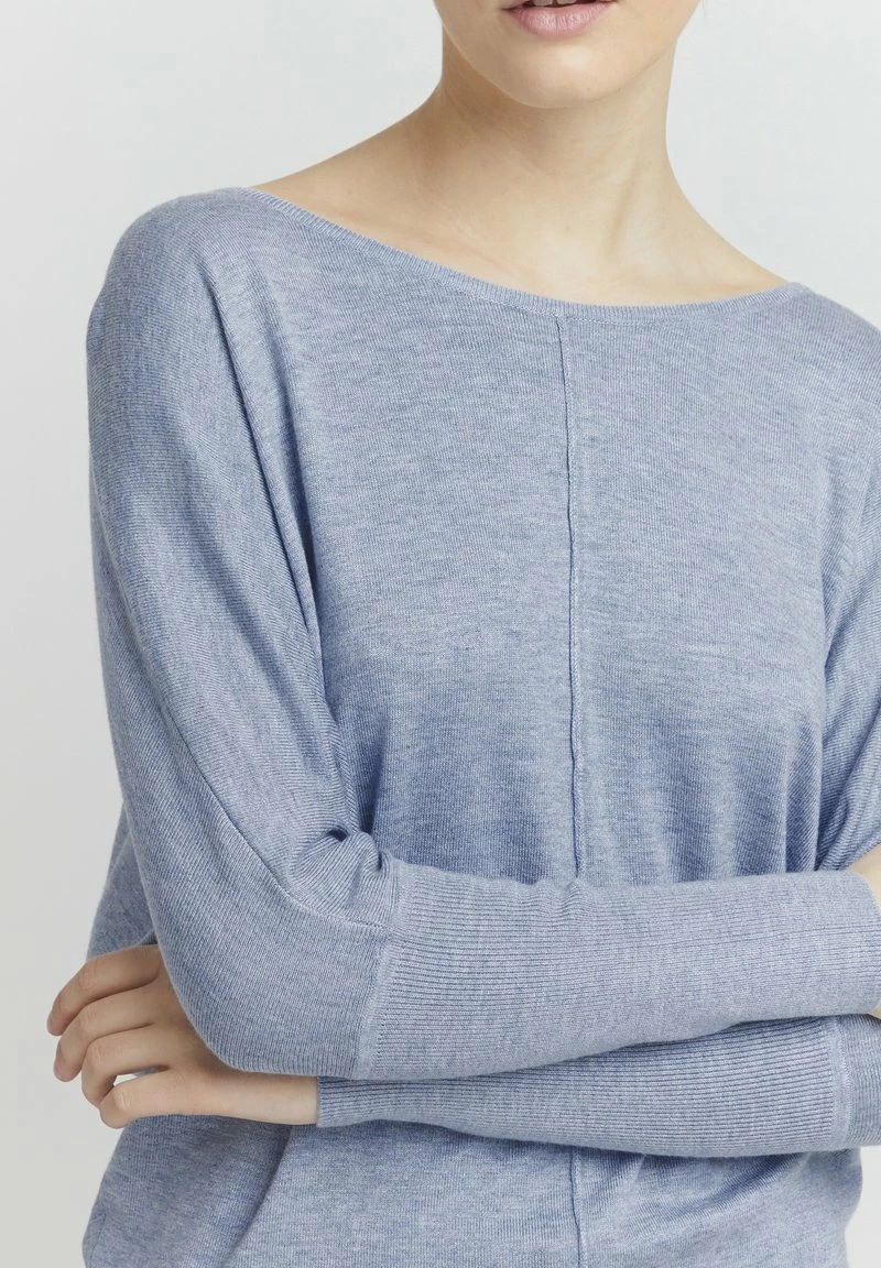 Oxmo OXHERDIS - Jersey De Punto - Kentucky Blue Melange , Mujer 4 Oxmo OXHERDIS - Jersey De Punto - Kentucky Blue Melange , Mujer - Imagen 4