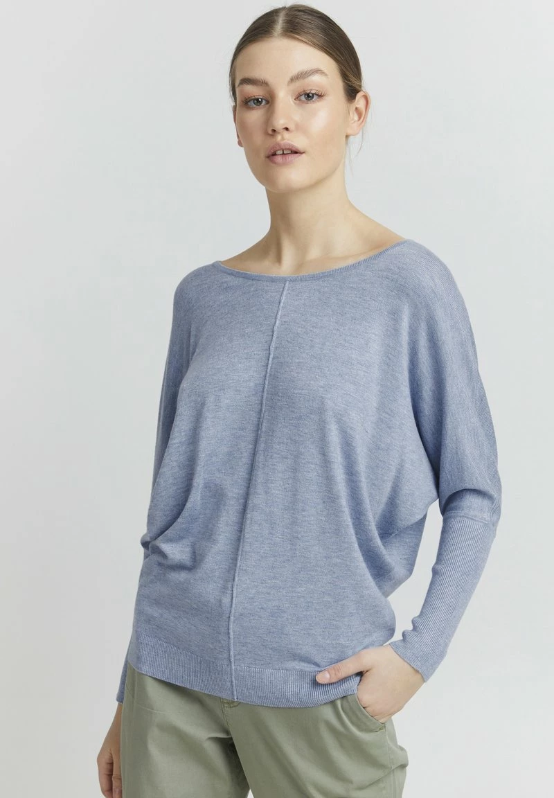 Oxmo OXHERDIS - Jersey De Punto - Kentucky Blue Melange , Mujer 1 Oxmo OXHERDIS - Jersey De Punto - Kentucky Blue Melange , Mujer