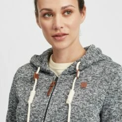 Oxmo OXTHORA - Abrigo Corto - Dark Grey , Mujer -Oxmo tienda en línea 7cc5cad8d28a41daadea6a094b8f920c