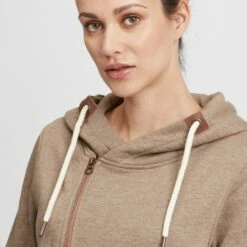 Oxmo OXVICKY - Sudadera Con Cremallera - Sand Melan , Mujer -Oxmo tienda en línea 7cd25d55cb8b4060b3fdfb448d7e30fc