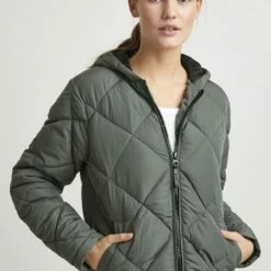 Oxmo OXSTACIE - Chaqueta De Invierno - Pewter , Mujer