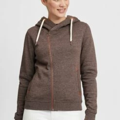 Oxmo OXVICKY - Sudadera Con Cremallera - Coffe B Me , Mujer