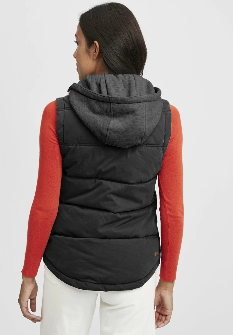 Oxmo OXLEWONDA - Chaleco - Black, Mujer 3 Oxmo OXLEWONDA - Chaleco - Black, Mujer - Imagen 3