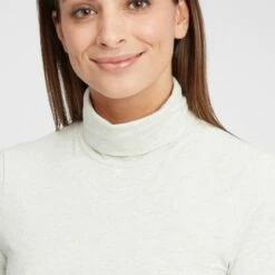 Oxmo OXROSA - Camiseta De Manga Larga - Oyster Grey Melange, Mujer -Oxmo tienda en línea 7fa05190eb60444f9536da25911fb9a4