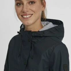 Oxmo OXBECKY - Impermeable - Dark Blue, Mujer -Oxmo tienda en línea 80cb339890a2480fb17a50e46ccc38f1