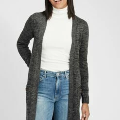 Oxmo OXPHILETTA - Chaqueta De Punto - Black, Mujer