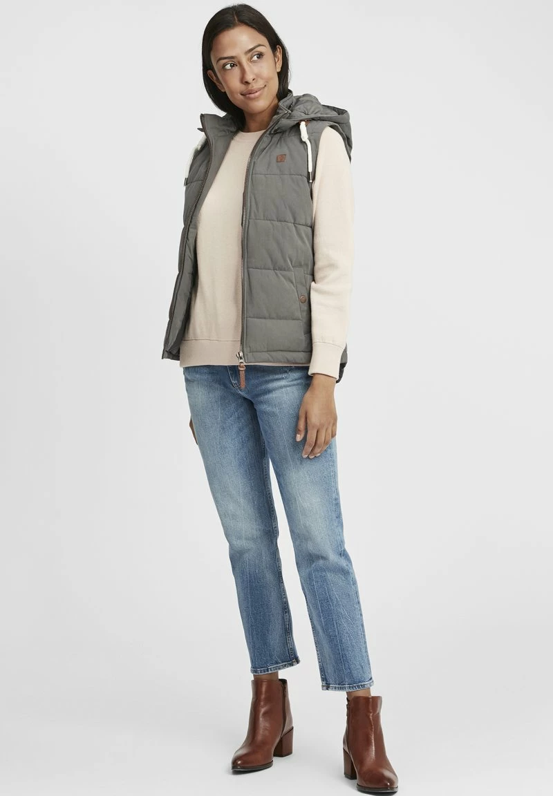 Oxmo OXLEW - Chaleco - Dark Grey , Mujer 2 Oxmo OXLEW - Chaleco - Dark Grey , Mujer - Imagen 2