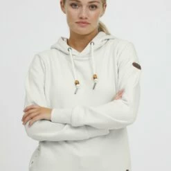 Oxmo OXULRIKA - Jersey Con Capucha - Birch , Mujer