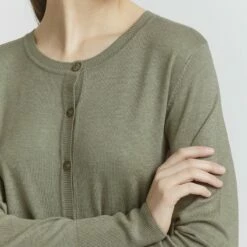 Oxmo Chaqueta De Punto - Seagrass Melange , Mujer -Oxmo tienda en línea 83f56a64d3cf485e8ee80ae7df3fb046