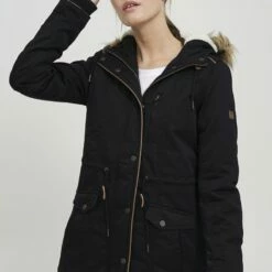 Oxmo OXANNA - Parka - Black , Mujer