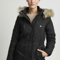 Oxmo OXMARIBEL - Abrigo De Invierno - Black , Mujer