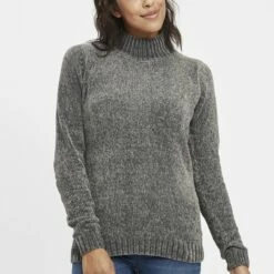 Oxmo OXESTELLA - Jersey De Punto - Pewter , Mujer