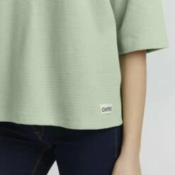 Oxmo JONNE - Camiseta Básica - Frosty Green, Mujer -Oxmo tienda en línea 8707671e46994047878e09b681104c03